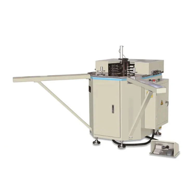 máquina de combinação do canto da porta da janela de alumínio de duas cabeças de 100mm*3500mm