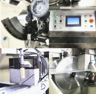 Serra CNC de corte de perfil de janela e porta de 5 eixos