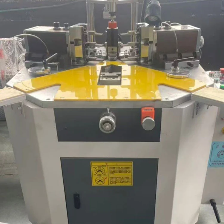 Máquina hidráulica de crimpagem de canto de cabeça única
