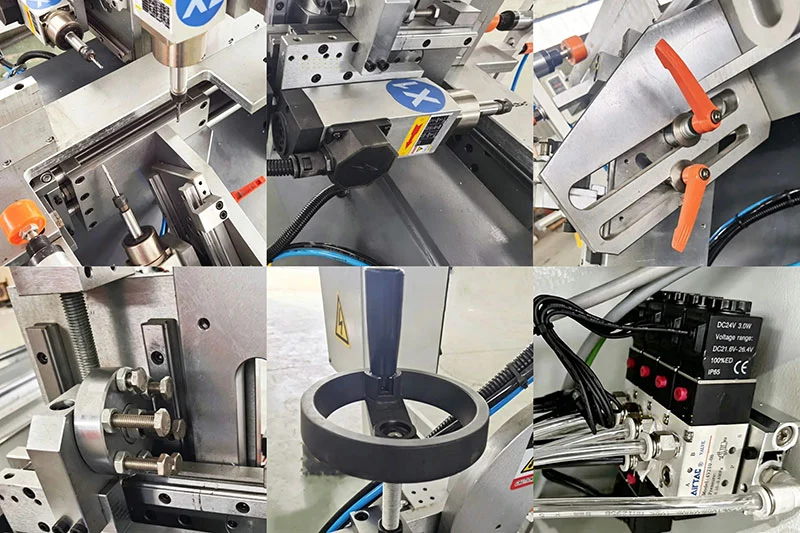 UPVC PVC Window Water Slot Milling Machine