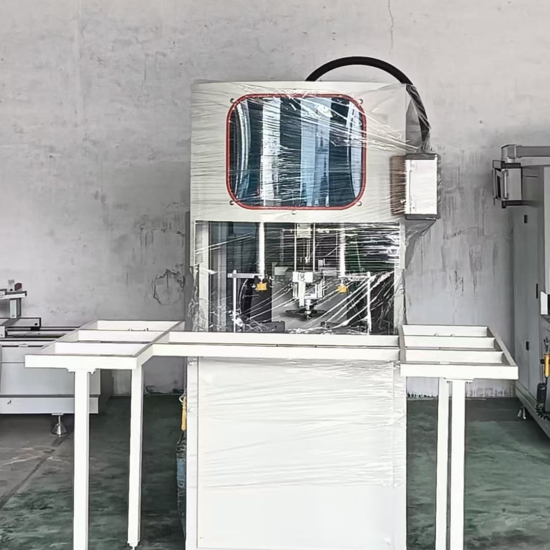 Máquina de limpeza de cantos de PVC premium para janelas
