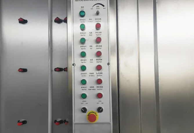 Máquina de lavar e secar vertical profissional 1800 para vidro isolado e temperado